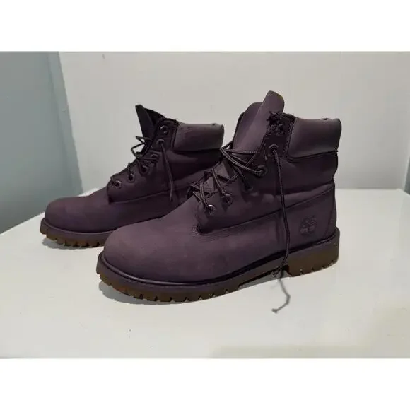 Purple Timberland Boots – Men’s 7 / Women’s 9–9.5 (Big Kids 7) – Fast Shipping! - Picture 2 of 9
